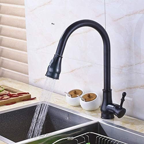 Robinet de cuisine salle de bain extractible eau chaude et froide