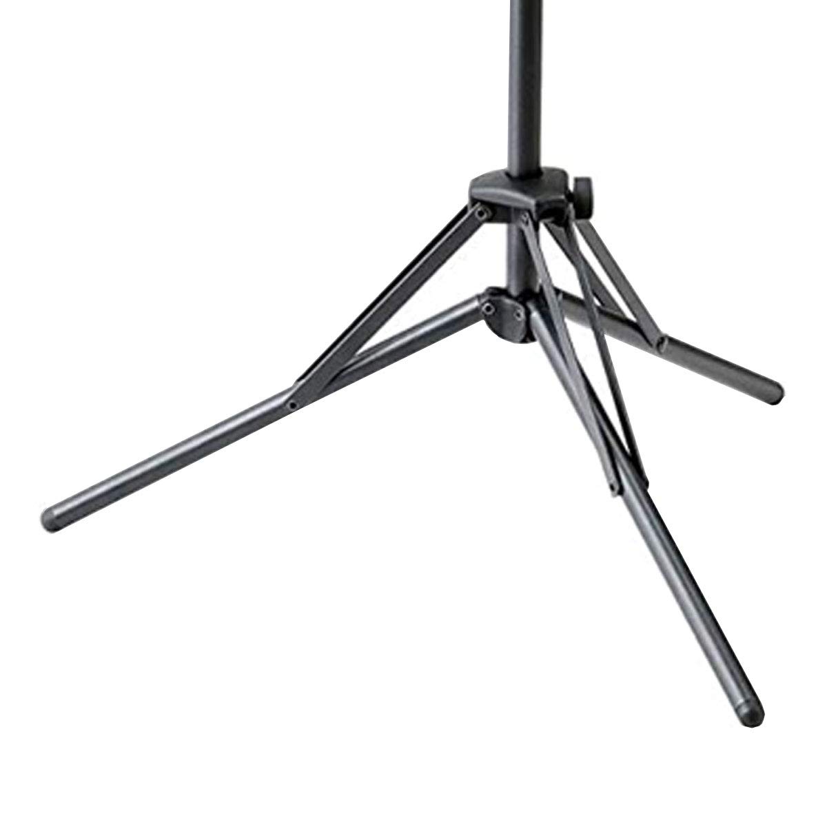 K&M 37855 ruka ultraleichter Aluminium Notenständer Schwarz + keepdrum Notenpult-Leuchte