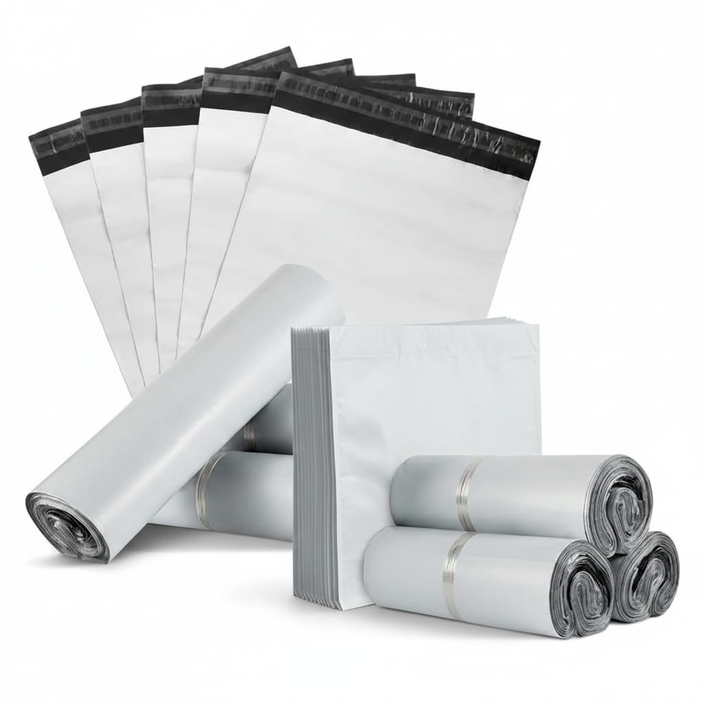 100 Bolsas para Envíos y Embalaje Talla 35x45 cm Autoadhesivas e Impermeables | Sobres Opacos y Resistentes para Paquetería, Ropa, Regalos y Documentos