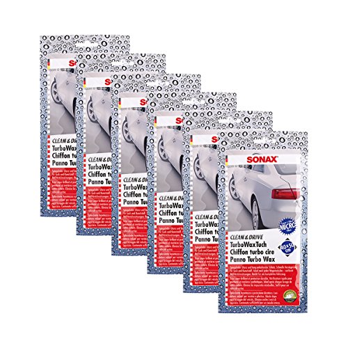 Preisvergleich Produktbild SONAX 6X 04140000 Clean&Drive TurboWaxTuch 40x50 Wachstuch 1 Stück