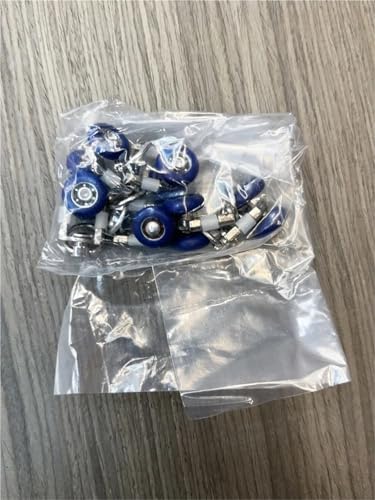 Rodillos de riel de cortina de alta durabilidad con 20 poleas de metal de tamaño grande 7