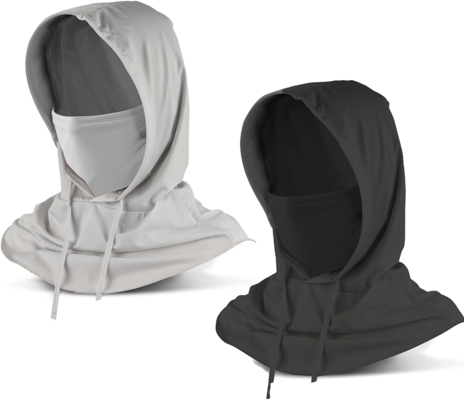 Balaclava Sun UV Protection Hood Breathable Full Head Mask Face Cover for Men Women Fishing Cycling,2 Pack