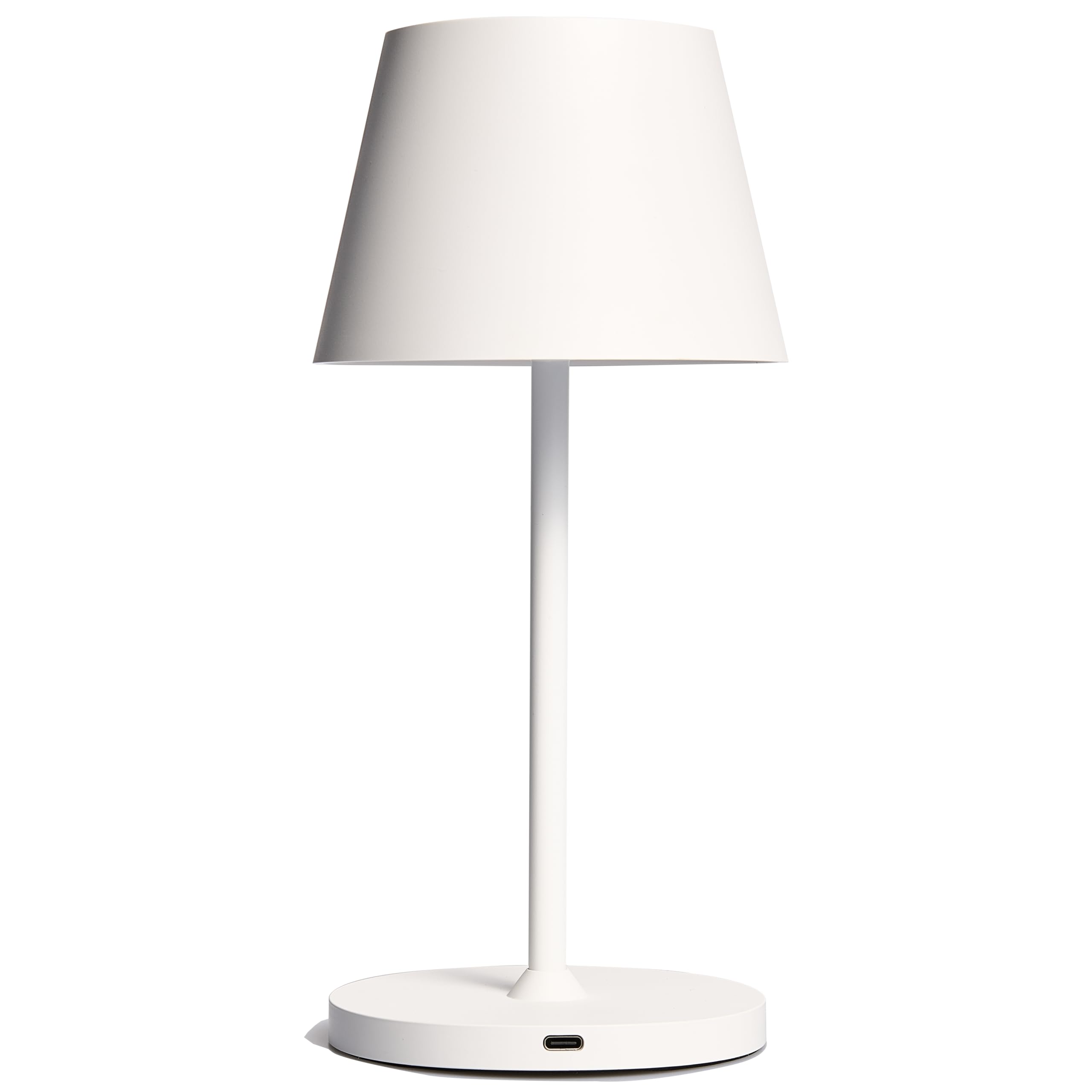 ROLF KERN – Lámpara de mesa LED | CLUB 25 cm | Lámpara de mesa con batería recargable sin cable, regulable al tacto, IP54 adecuada para interior y exterior, luz cálida de 2700 K, con cable de carga
