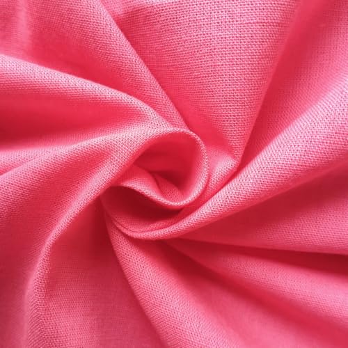 Image of Premium Cotton Flex Fabric for Sewing & Dressmaking | Soft, Breathable, Durable Material | Ideal for Kurtis, Shirts, Dresses, Home Decor & Crafts (Rani Pink, 5 Meters)