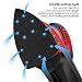 Lijadora Eléctrica, Meterk 200w 12500RPM Lijadora Orbital Mouse con Interruptor a Prueba...