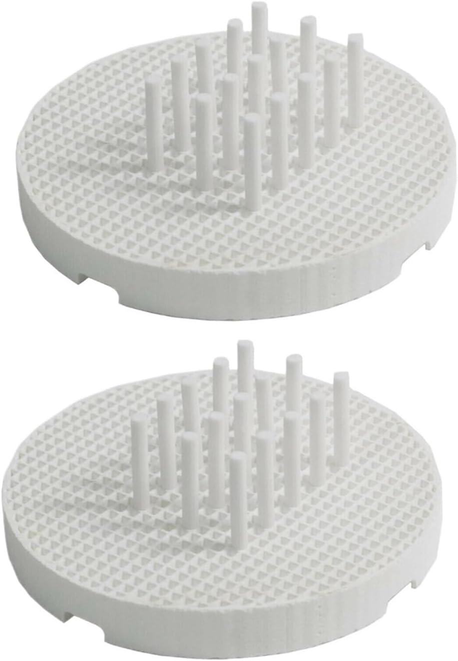 Dental Lab Honeycomb Firing Trays Dental Honeycomb Firing Trays Zirconia Pins Metal Stainless Porcelain Tray Small Big Instrument Tool(Stainless Combo)