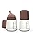 Suavinex Zero Zero Anti Colic Baby Bottle, No 1 Spanish Baby Bottle Brand, Minimizes Bottle Rejection & Nipple Confusion, Perfect for Combo Feeding, 2pk, 6oz/180mL, Deep Tone, Adaptable Flow Nipple