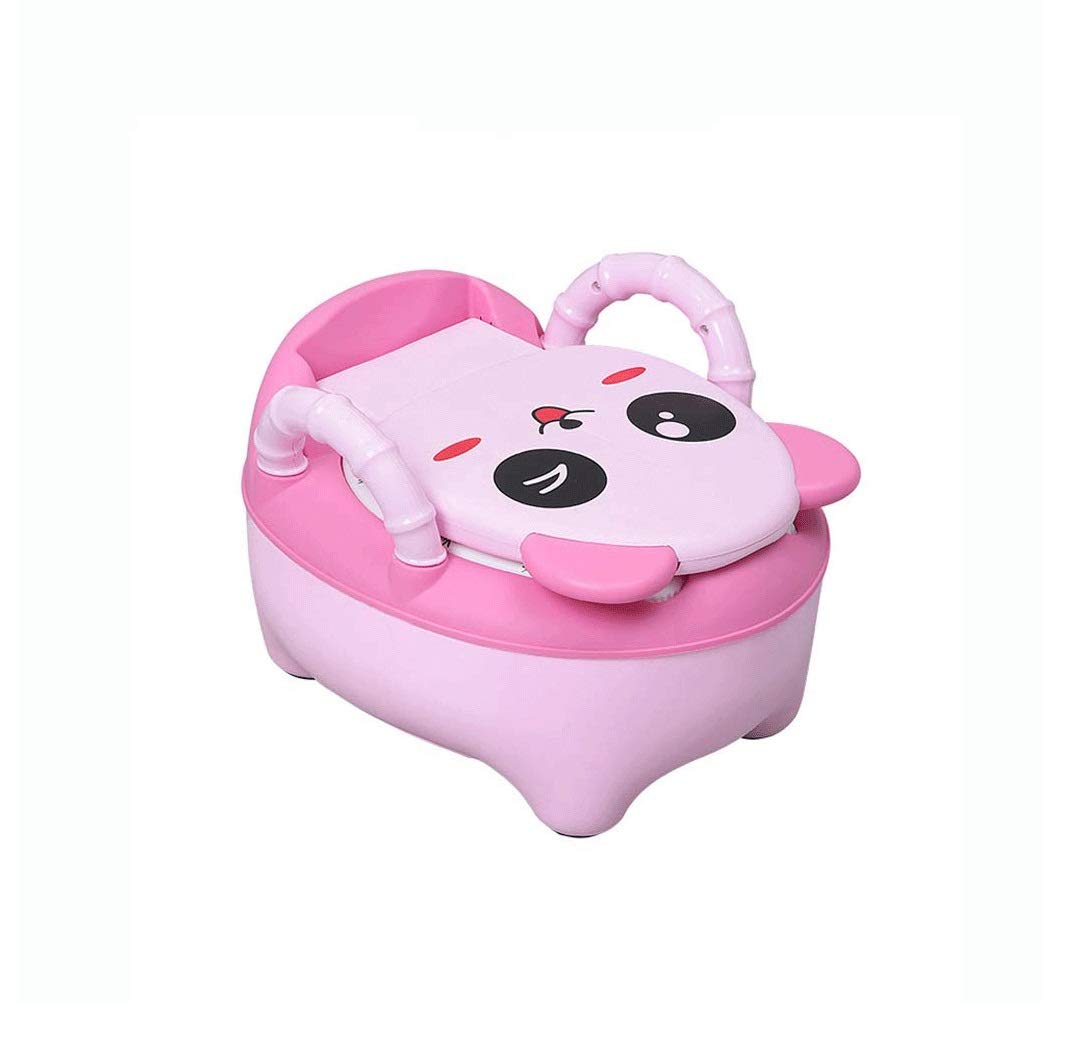 Potty Formning Asiento con asa para niños niños niño niño asiento asiento silla de asiento para niños niñas bebé con cojín suave desmontable salpicaduras de salpicaduras de salpicaduras superior