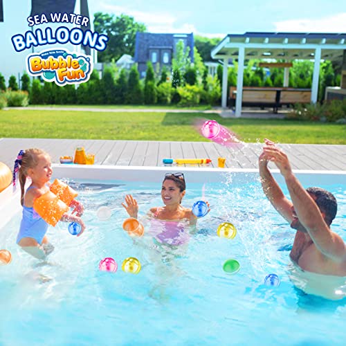 Reusable Water Balloons For Kids Adults, Silica Gel Water Ball, Quick Fill, Impact Open, Summer Splash Party Easy Quick Fun Outdoor Backyard For Swimming Pool (12Pcs) #TOP4