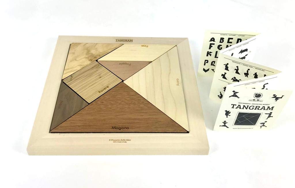 Il Pianeta delle Idee - Tangram dei Legni - Made in Italy -100% green