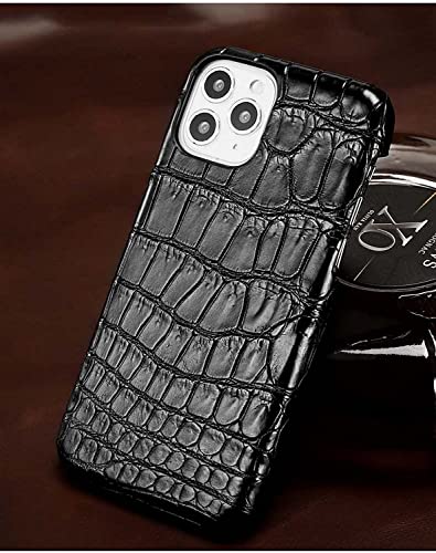 Funda de piel de cocodrilo para iPhone 14 Plus carcasa de lujo con forro flocado 1