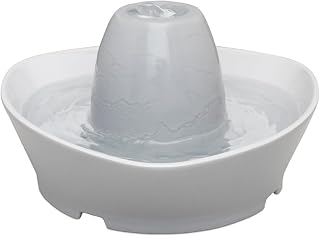 PetSafe Keramik-Trinkbrunnen Streamside, Für Katzen und kleine Hunde geeignet, Leiser Betrieb, 1,8 L Wasserkapazität