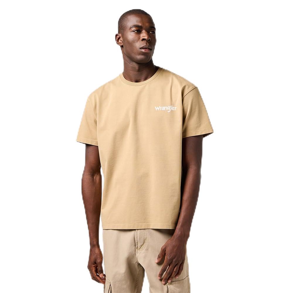 Wrangler Men's CJ Graphic Tee T-Shirt, Kelp, L