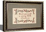 WYNTRPO Have Yourself A Merry Little Christmas Quote Canvas Prints,9x11in