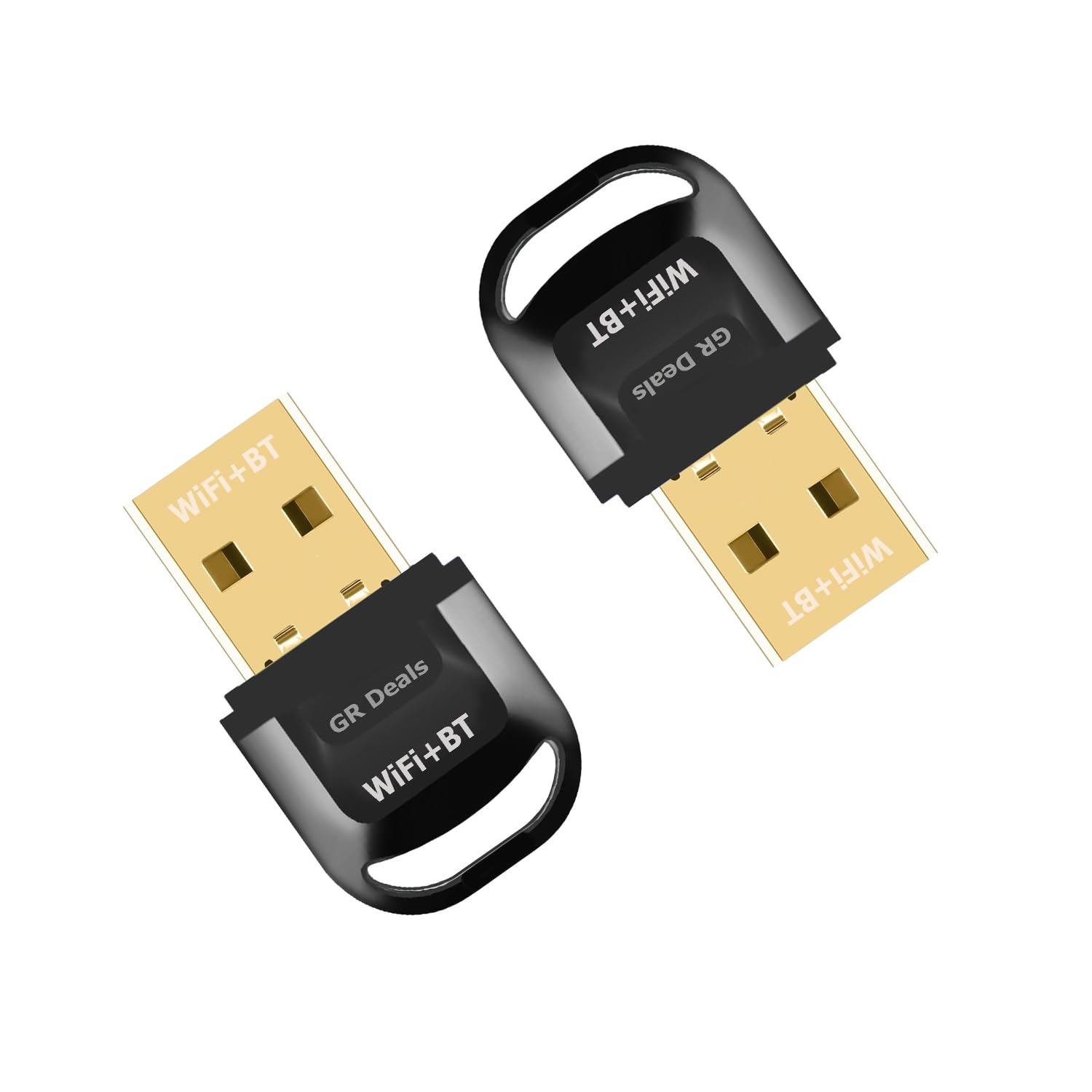 GR Deals Plug & Play USB Wi-Fi & Bluetooth Adapter, 2 in 1 USB WiFi + Bluetooth Adapter for PC (2.4/5GHz) & Long-Range Bluetooth 5.2 for Desktop/Laptop/Keyboard/Mouse/Headset. (Black) (Pack of 2)-image-40