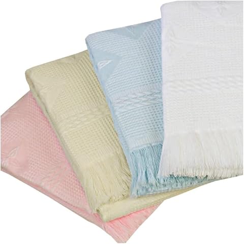 Soft Acrylic Baby Shawl Blanket with Stars Cover