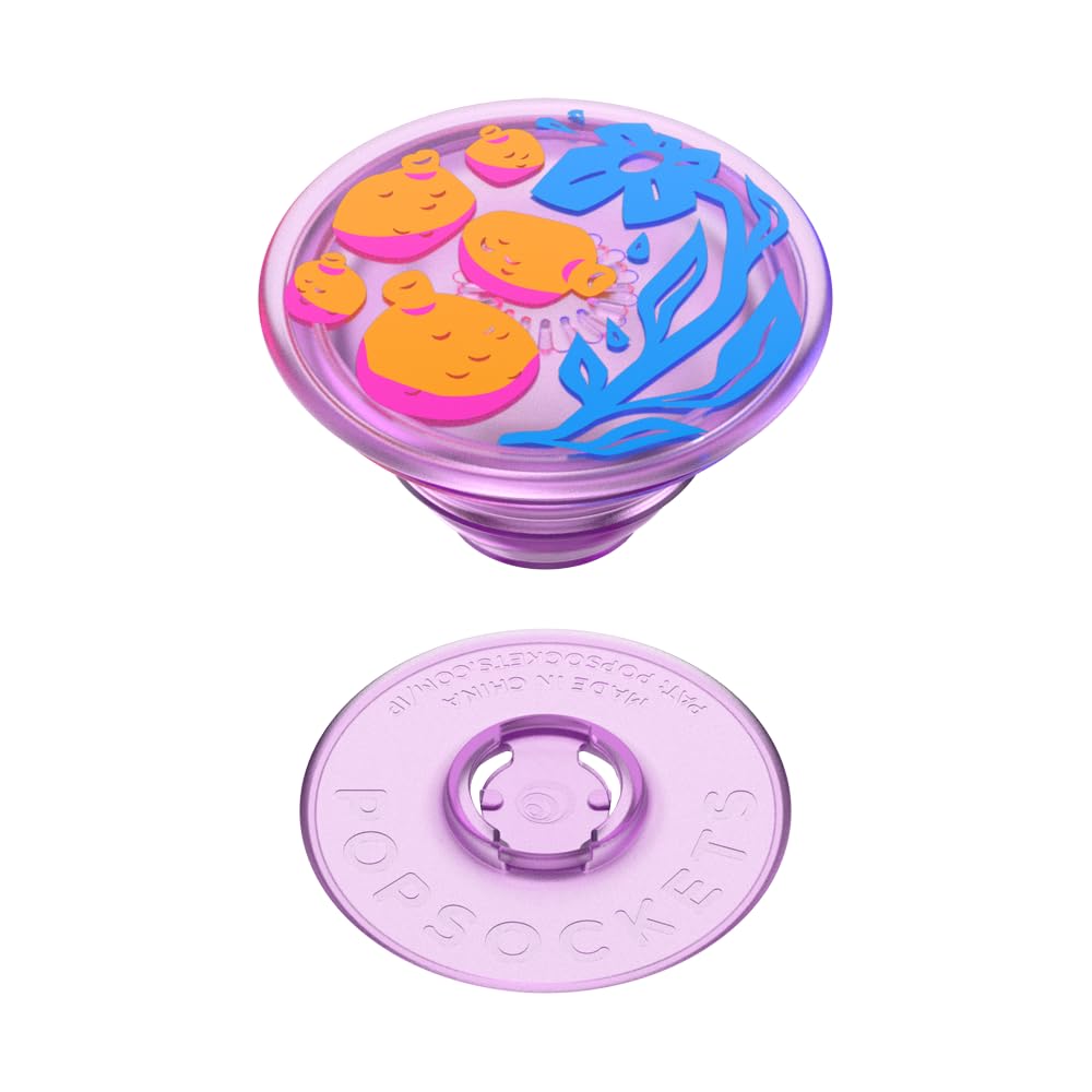 PopSockets: PopGrip - Rozkładany uchwyt i podstawka do telefonów oraz tabletów z wymiennymi krążkami PopTops - Pomello