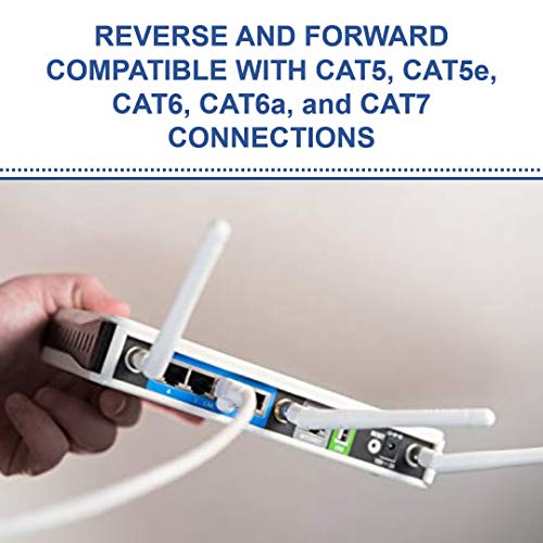 On-Q AC3525WHV1 cable patch 25 pies blanco miniatura 5