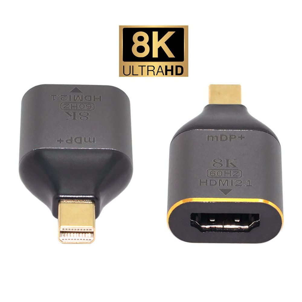 xiwai Mini DisplayPort 1.4 Sorgente a HDMI 2.0 Display 8K 60hz UHD 4K Mini-DP a HDMI Maschio Monitor Adattatore Connettore