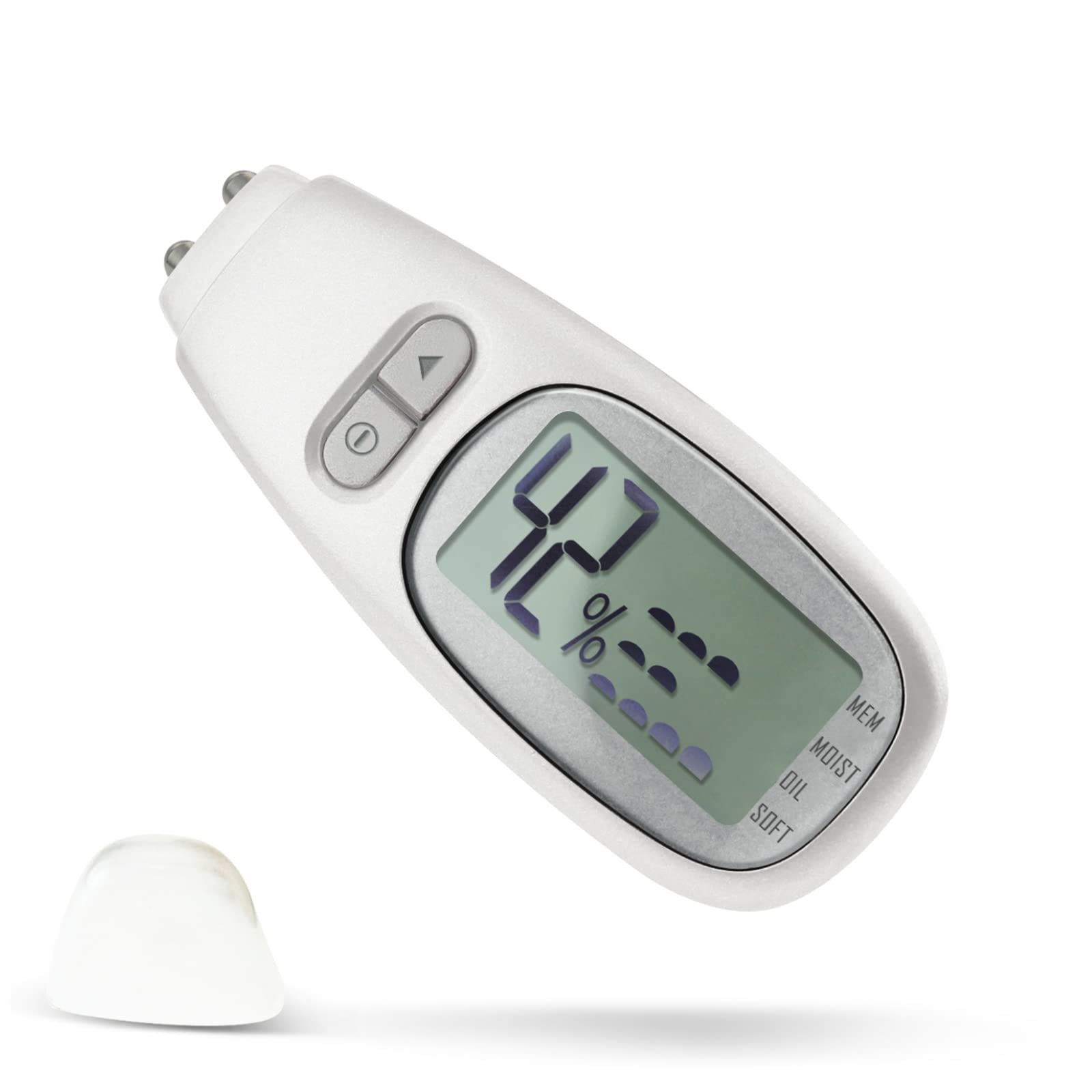 KTROKSkin Moisture Analyzer Machine, Portable Digital Facial Moisture Skin Detector Pen with High Precision Probe, Suitable for Detecting Skin Moisture, Water Oil, Softness, for Gift Women