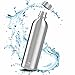 MATE OF STEELÂ® 34oz Bottle Compatible with Sodastream Fizzi, Terra & Art - Dishwasher Safe | Leak-Proof Metal Drinking Bottle | Stainless Steel Soda Bottles | Replacement Bottles
