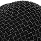 Mikrofonkopf Ersetzen Sie die Schwarze Gitterkugel durch Einen Inneren Schaumstoff-Metallgeflecht-Ersatzkopf für SM58 BETA58 SV100
