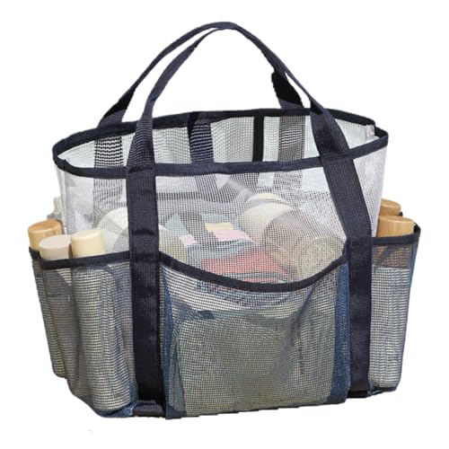 Beach Tote Bag for Women,Large Mesh Vacation Travel Tote - Lightweight Beach Travel Organizer Bag for Sunscreen Sunglasses