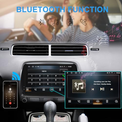 ABUWU Android 10.0 reprodutor de vídeo de carro adequado para Chevrolet Camaro 2010 2011 2012 2013 2