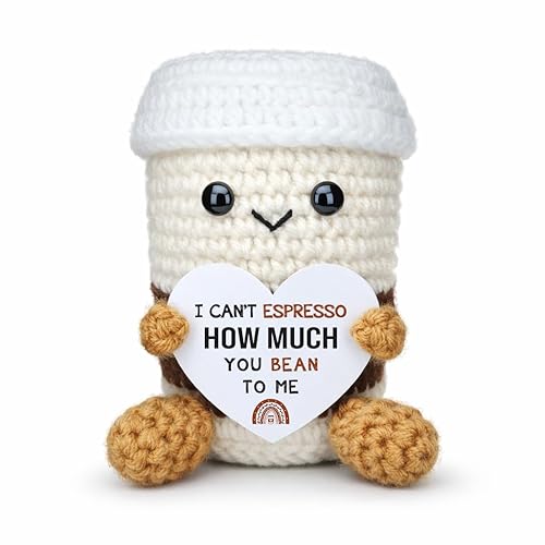Handmade Crochet Coffee Decor Gift - Spring Ideal Presents for