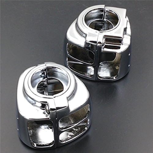 Chrome Switch Housing Cover - Compatible with H-D Sportster, Dyna, Softail, V-Rod (1996-2012) image 4