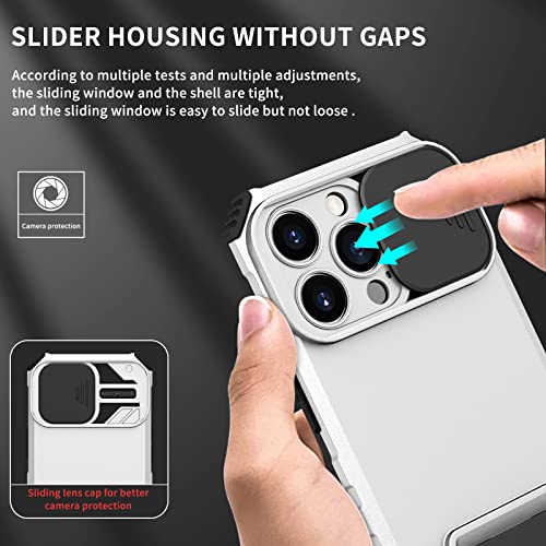Funda iPhone 13 Pro militar antichoque carcasa blanca 6.1 5