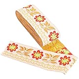 ❤[Proyectos de manualidades]: Este jacquard es perfecto para embellecer y embellecer proyectos como accesorios del hogar, ropa, bolsos, álbumes de recortes, diademas, accesorios para el cabello, tarjetas de felicitación, tarjetas de vacaciones, invitaciones, marcos de fotos, manteles individuales, colchas, caminos de mesa, fundas de almohada, carteras, embragues, bandas de reloj, joyería, etc., correas o collares para mascotas pequeñas, cordones, adornos para bolsas o chalecos o sarie.