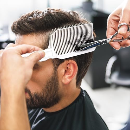 Peine Fade para corte de cabello, 2 piezas, blanco miniatura 7