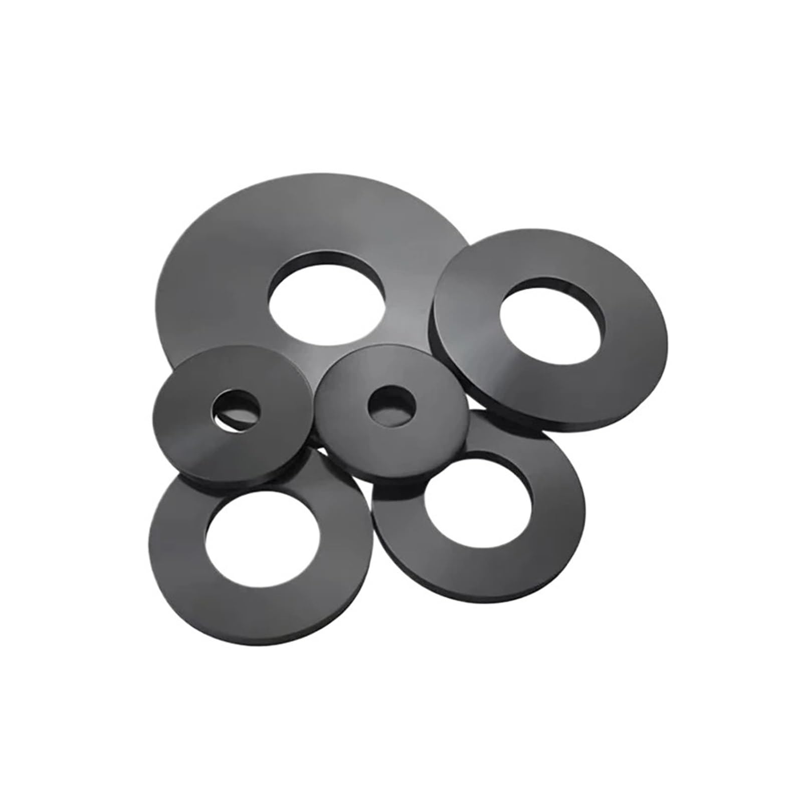 Guarnizione in gomma, anello di tenuta a vite, impermeabile, morbida, guarnizione Dingqing, imbottitura, guarnizione piatta, resistente alle temperature, ammortizzante (6 x 12 x 1,5, 20 pezzi)