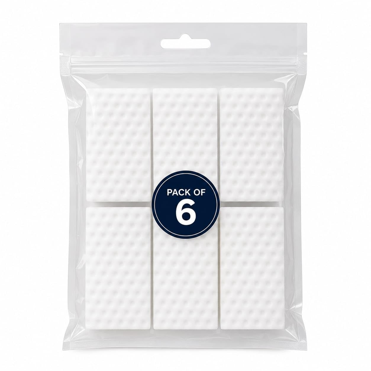 Happi Planet Magic Eraser | Pack of 6 | No Scratch Multi-Surface Cleaning Sponge | Removes 100+ Tough Stains | Just Add Water | Walls, Kitchen, Bathroom, Shoes & Switch Boards-image-13