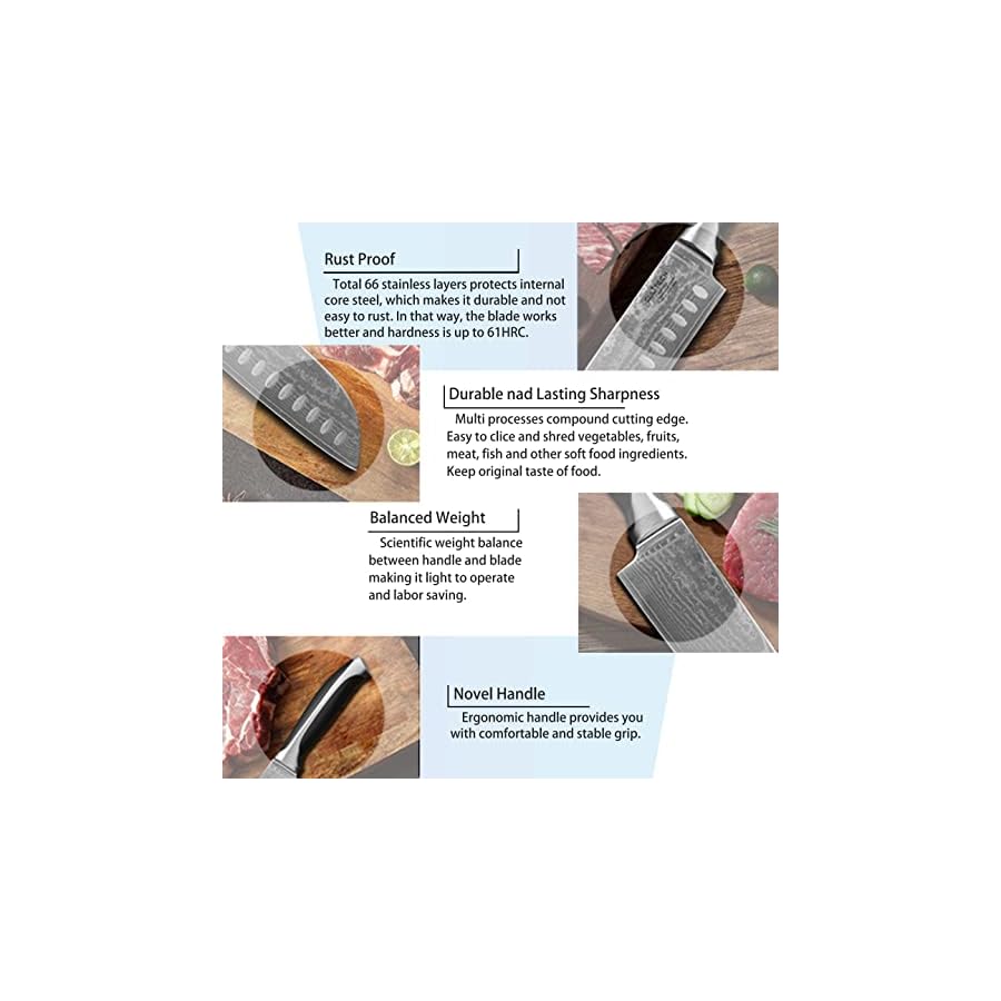 103-Piece-Knives-Set-Household-Pro-Kitchen-Damascus-Knife-Sets-with-scissorspeeler-sharpener-Acrylic-Holder CULITECH 10+3 Piece Knives Set, Household Pro Kitchen Damascus Knife Sets with scissors,peeler sharpener, Acrylic Holder