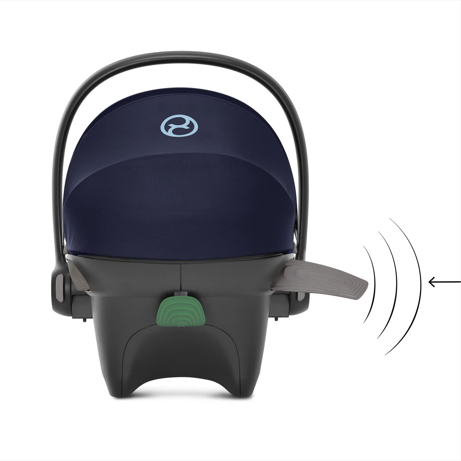 Cybex Gold Silla de coche para bebé Aton S2 i-Size, Desde el nacimiento hasta los 24 meses aprox., Máx. 13 kg, Incl. Reductor para recién nacidos, Compatible con SensorSafe, Ocean Blue