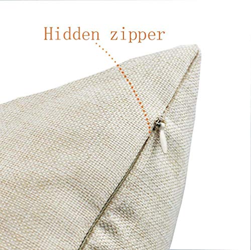 Fiberomance Christmas Pillow Covers 18X18 Inch Set Of 4 Candi Garland Farmhouse Decorative Throw Pillow Cover Christmas Décor Xmas Decorations Winter Holiday Pillows Cushion Case For Home #TOP4