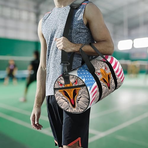 Sac pour camping randonnée oiseau drapeau, la solution voyage compact