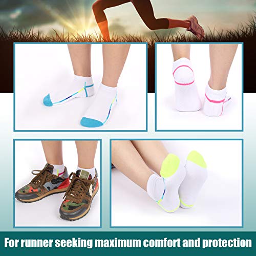 LITERRA Womens Ankle Low Cut Socks with Cushion for Athletic,Sport and Casual Use (6 Pack)