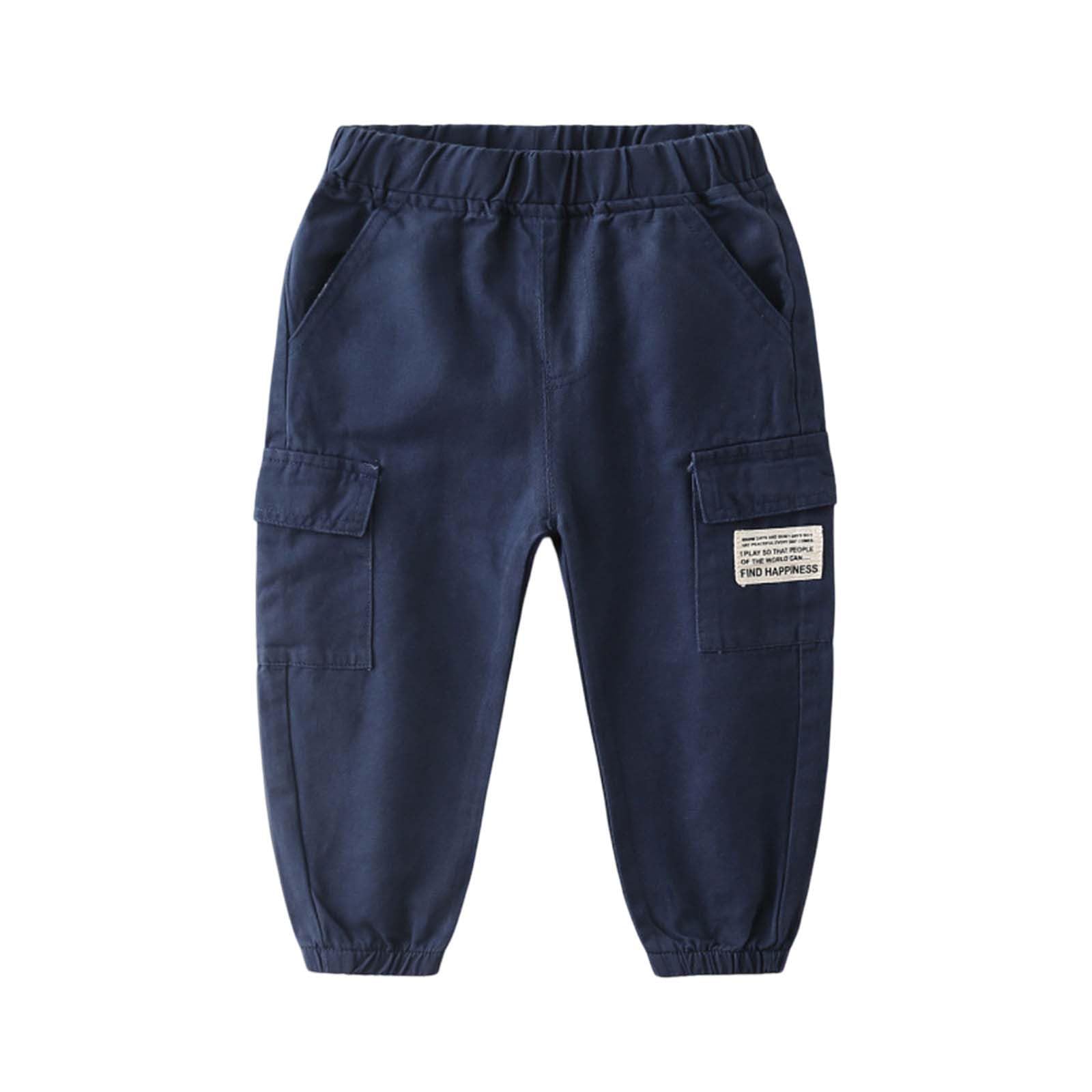 Genérico Pantalones Chandal Niño Pantalones Cargo Informales para Niños Pequeños Ligeros y Duraderos Ideales para Temporada de Verano y Primafera en Exteriores Escuela o Recreo