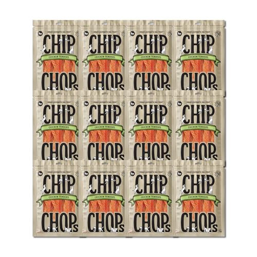 Image of Chip Chops Chicken Dog Treats | Healthy Dog Snacks & Chicken Treats for Dogs | Highly Digestible Optimum Health Formula, 70g (Pack of 12)