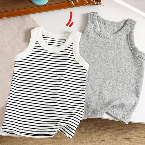 Girls Tank Top Sleeveless Crew Neck Thin Lightweight Undershirts Summer Casual Soft Stretchy Vest Plain Cropped Tops3