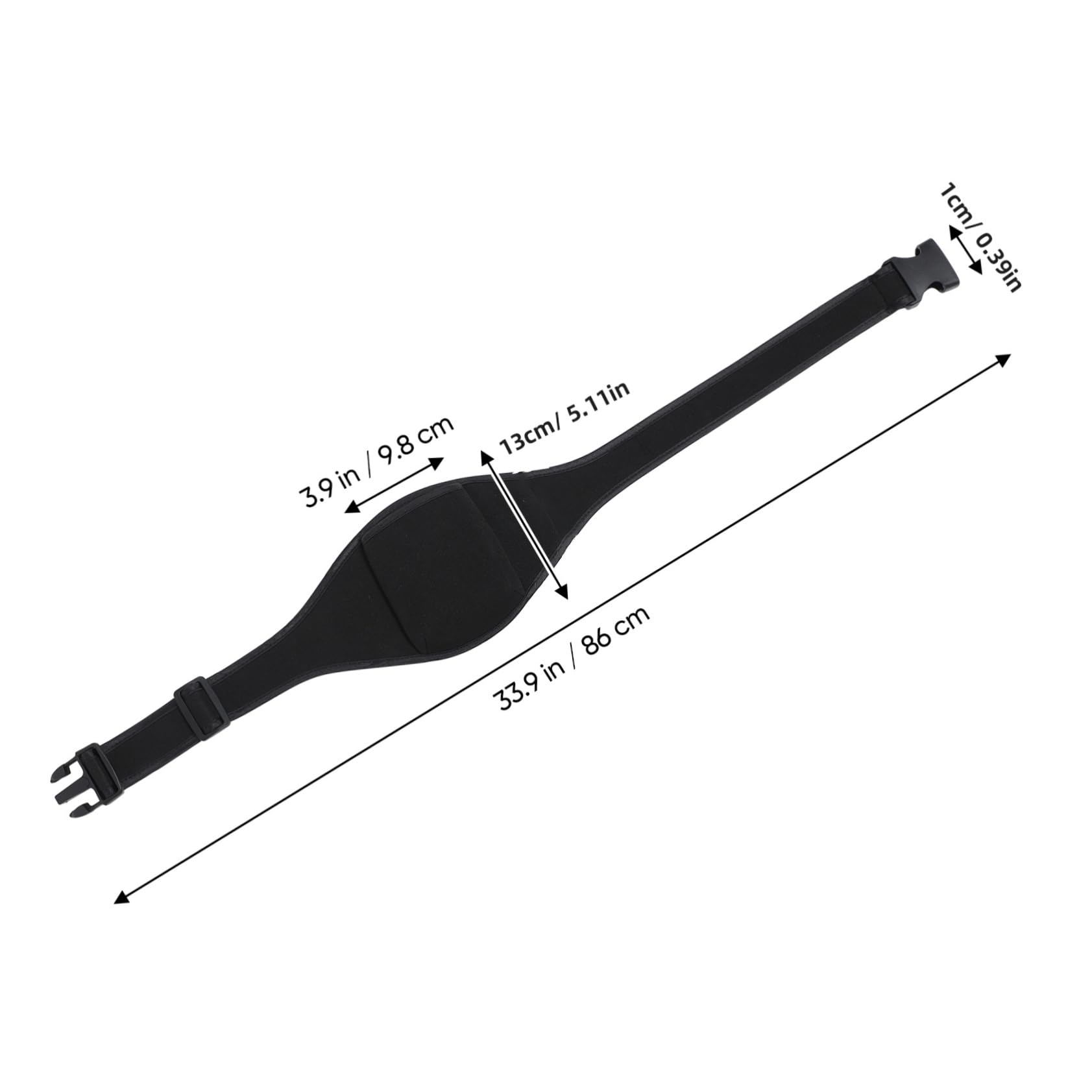 Toddmomy Microphone Carrier Pouch Fitness Waist Pack for Voice Durable Wear Resistant Mic Belt for Outdoor Workouts and Teaching Classes