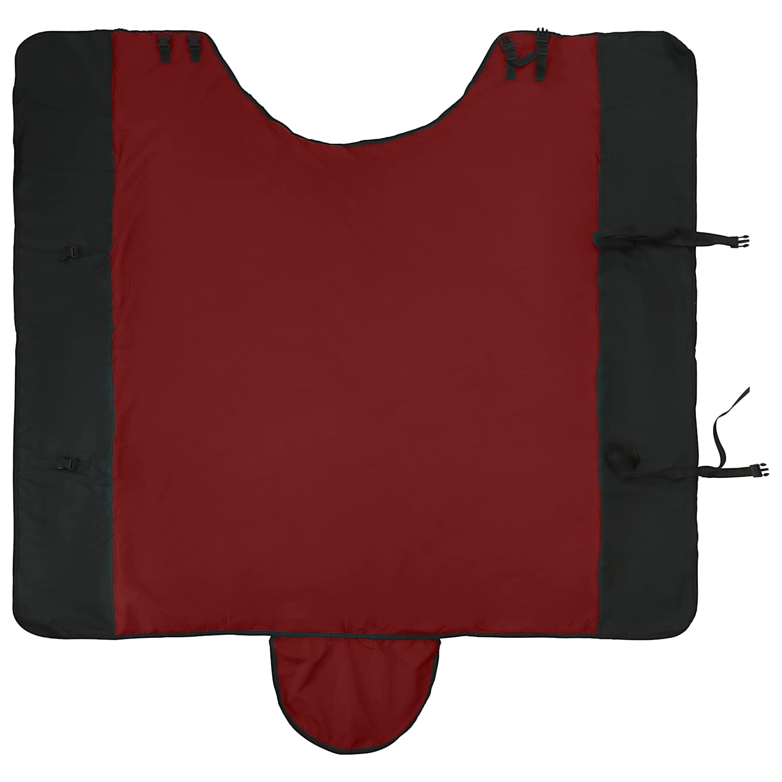 Moderne Pferdedecke aus wasserdichtem Polyester, 145 cm, mit Schnallenverschluss und abnehmbarem Bezug, inklusive Schwanzklappe für Wärme und Windschutz, maschinenwaschbar.