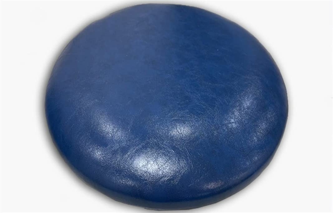 Almohadilla de esponja para silla comedor y taburete bar redonda azul