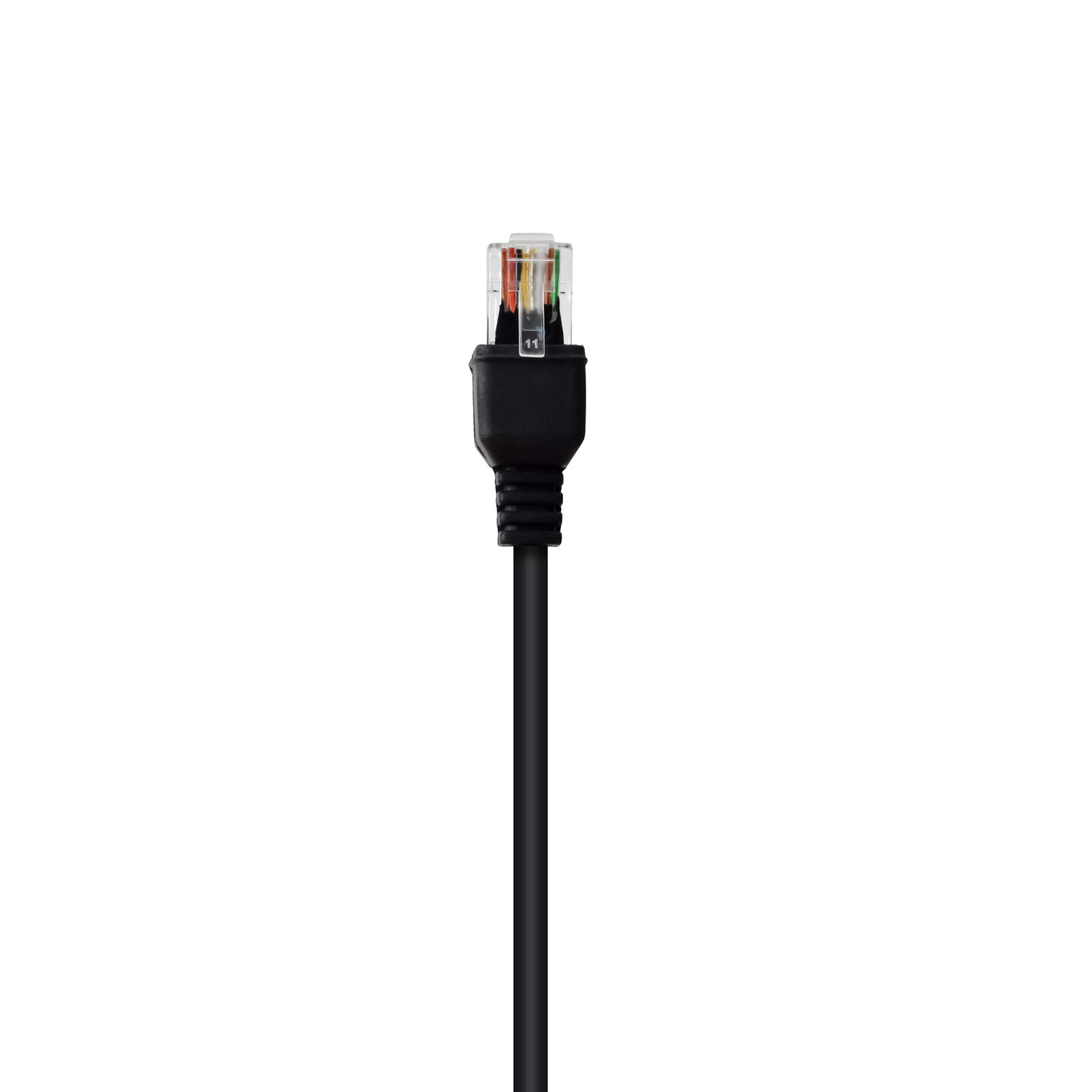 UAYESOK RJ-45 8 pinów na 8 pinów zamiennik kabla mikrofonu (LRJ45 LAN kabel sieciowy) do Kenwood Mobile Radio KMC-30 KMC-32 KMC-35 TK-7100 TK-760 TK-768 TK-780G M-261A TM-271A
