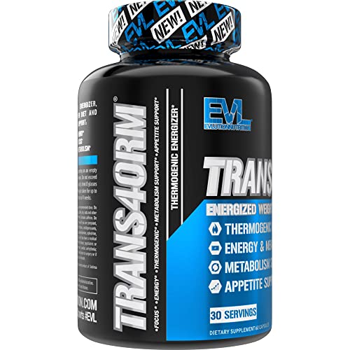 EVL Thermogenic Fat Burner Pills - Weight Loss Support and Fast Acting Energy Booster - Trans4orm Green Tea Fat Burner Pills, Metabolism Support, Appetite Support, Weight Loss Supplement (30 Servings) - Image 7