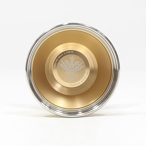 KROWN.WST - Yoyó bimetálico ancho - Shinya KIDO Signature YoYo (dorado con borde plateado)