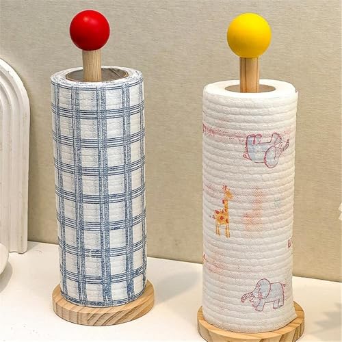 Soporte de rollo de papel redondo para accesorios de cocina y organización del hogar 7